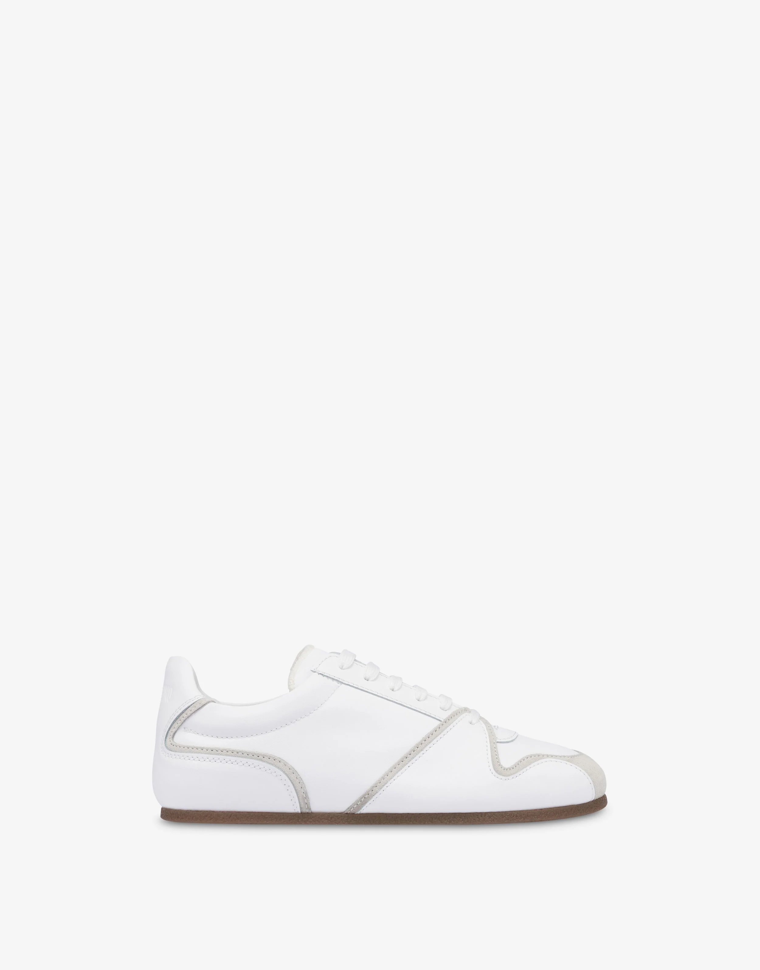 Calfskin and suede trainers - Image 2