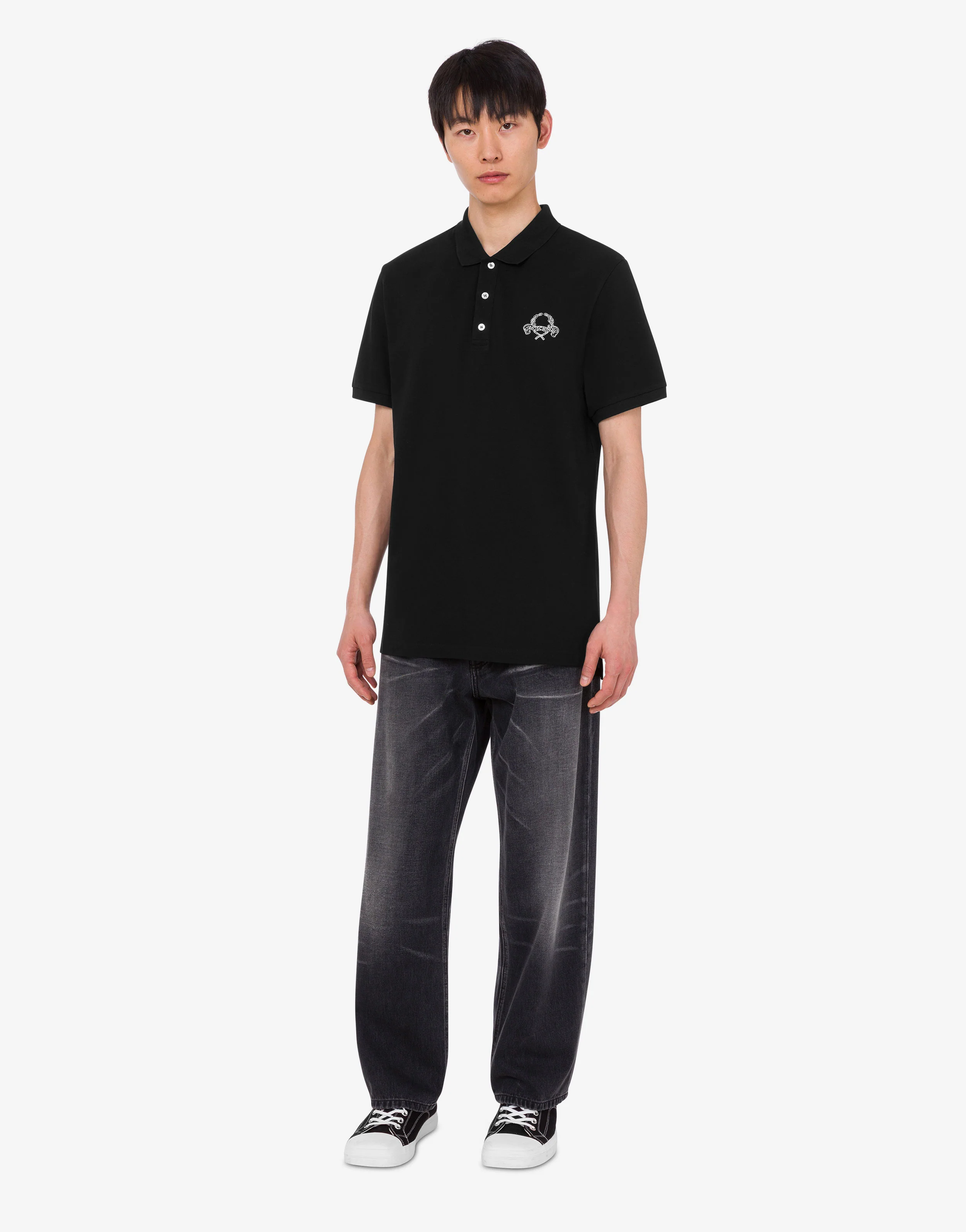 Cotton pique polo shirt Laurel Crown - Image 2