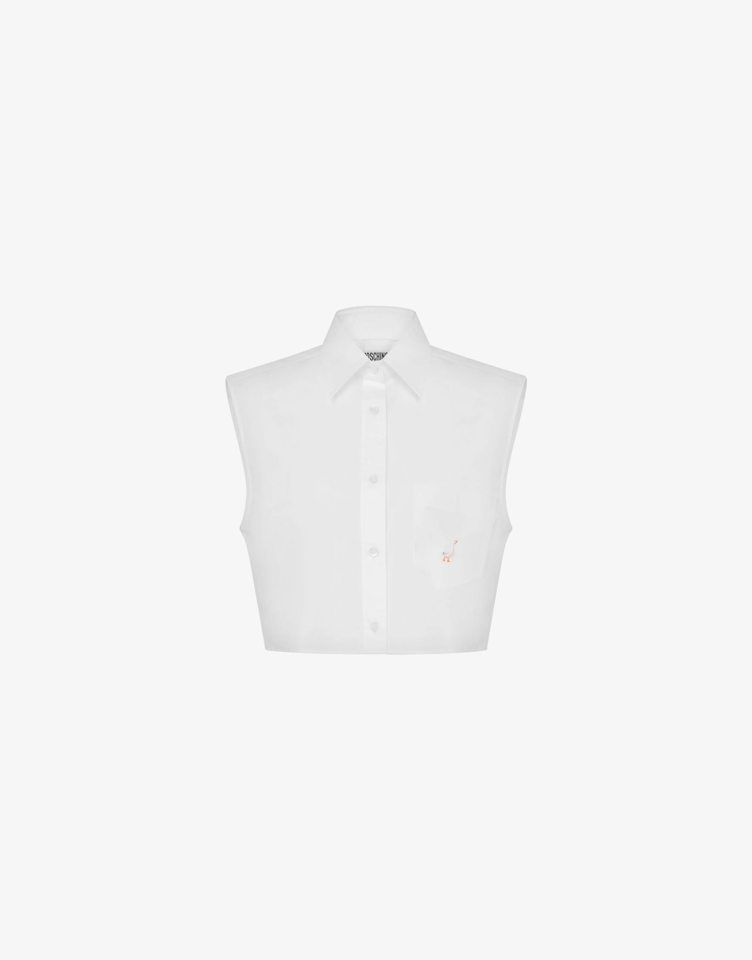 Cotton poplin crop shirt Goose