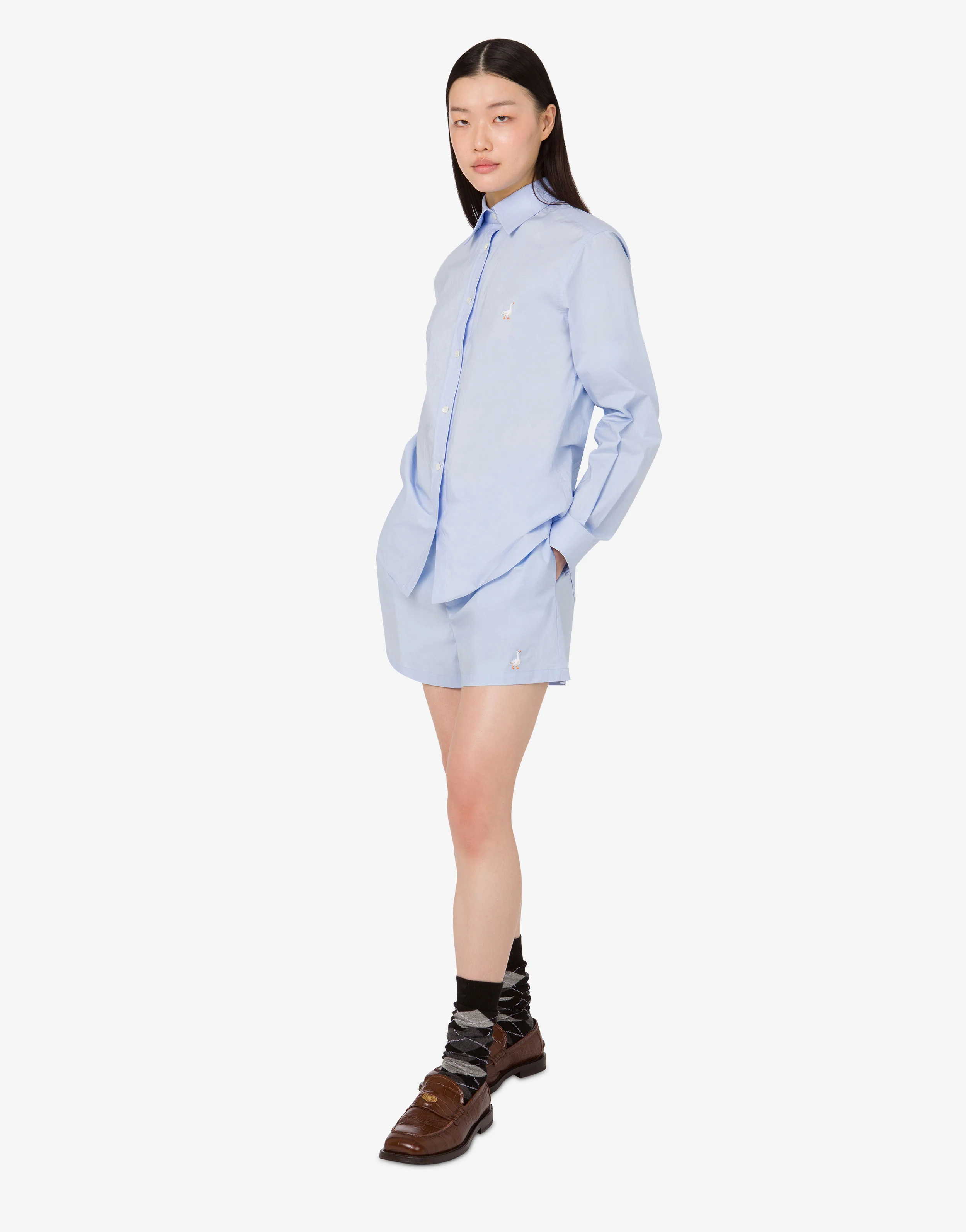Cotton poplin shirt Goose - Image 2