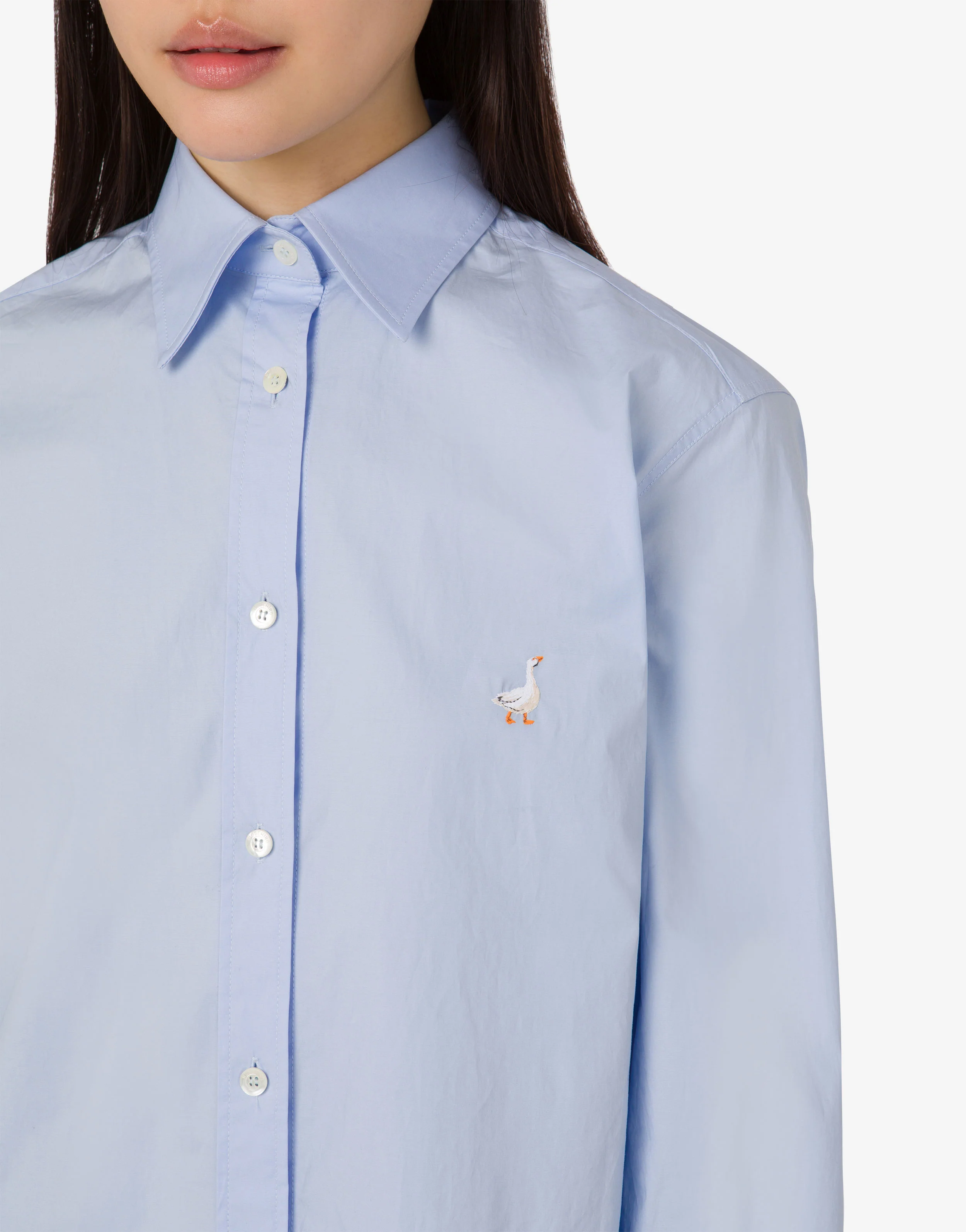 Cotton poplin shirt Goose - Image 5