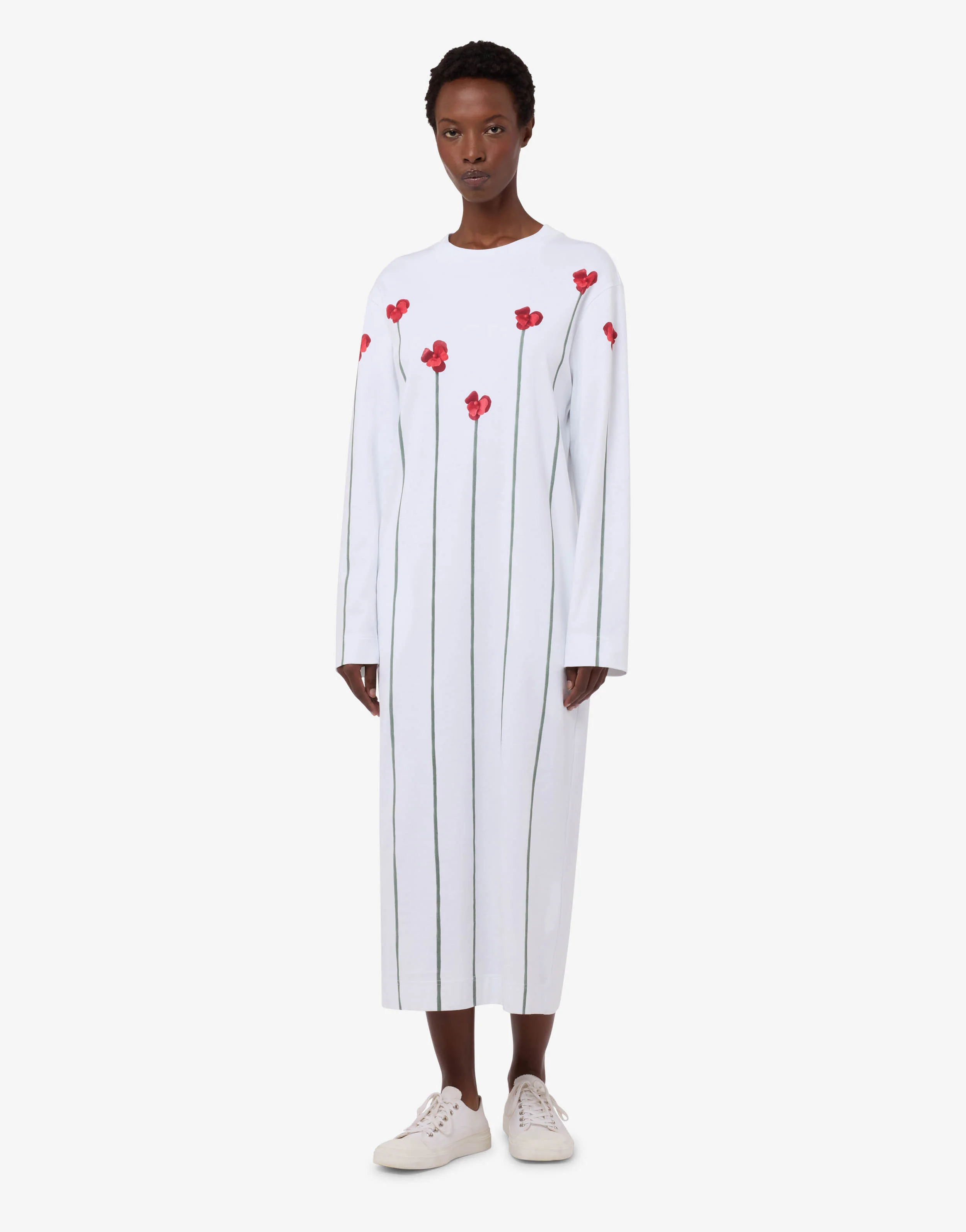 Heavy cotton printed dress