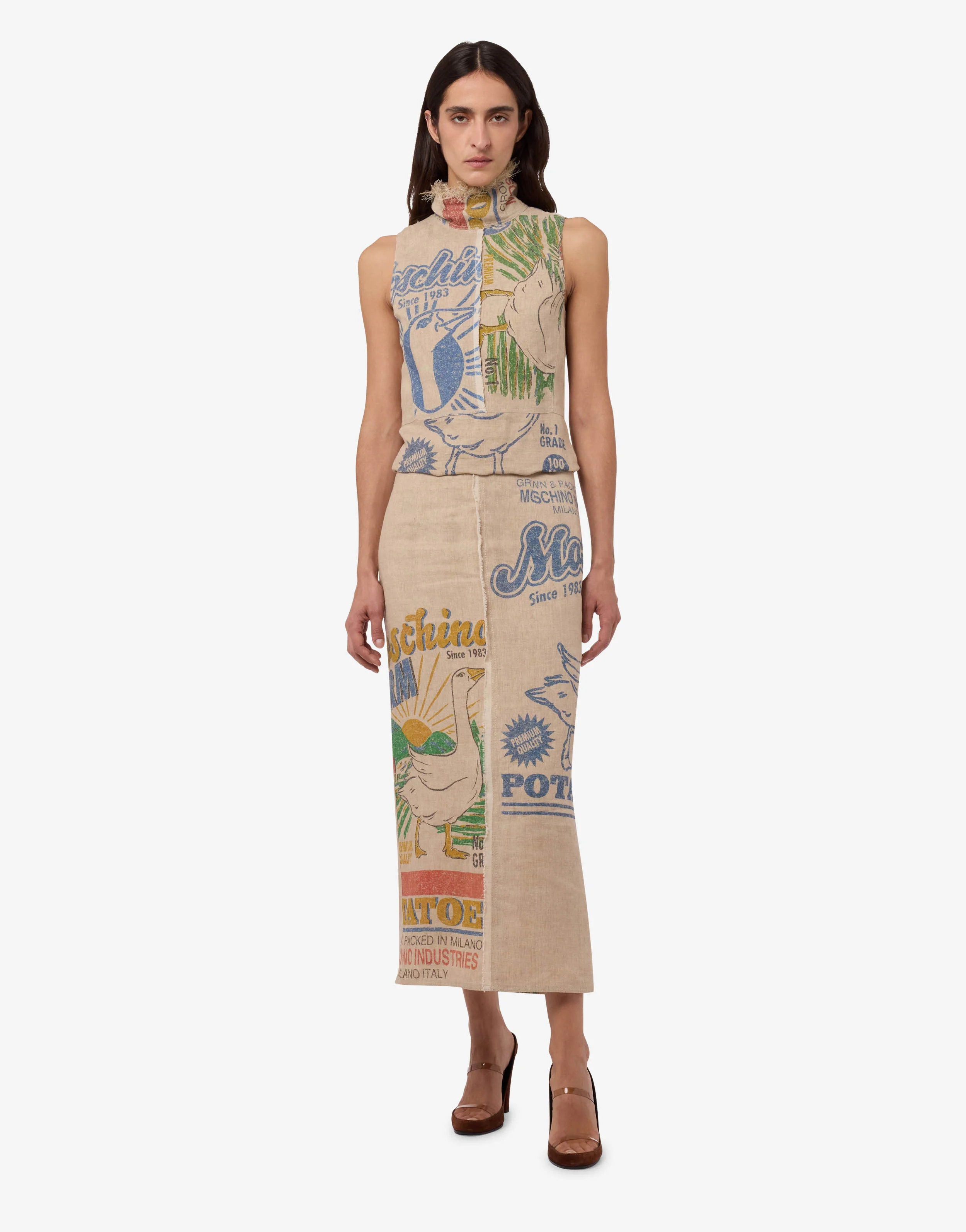 Linen and straw top - Image 4