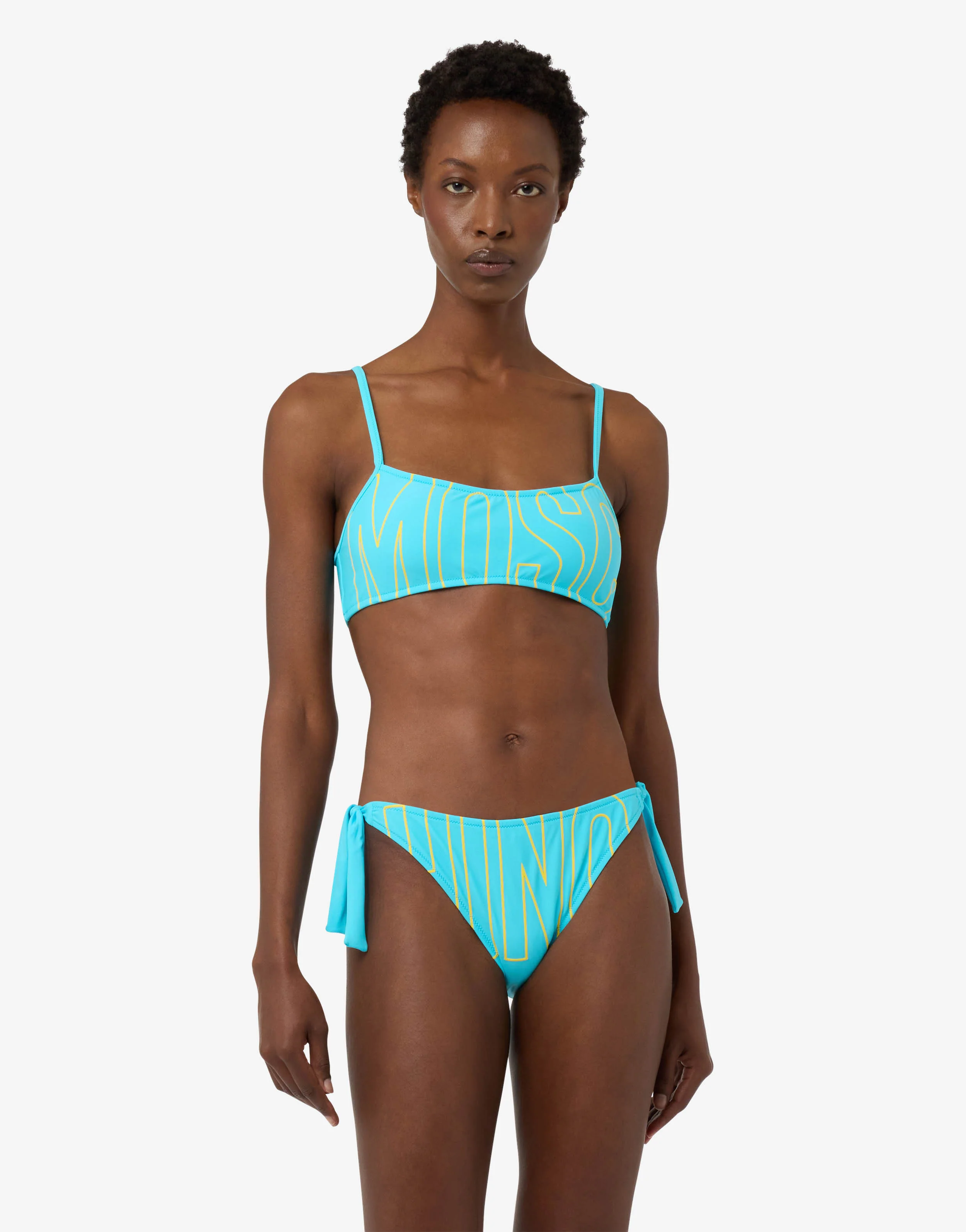 Lycra swim briefs with ties - Image 2