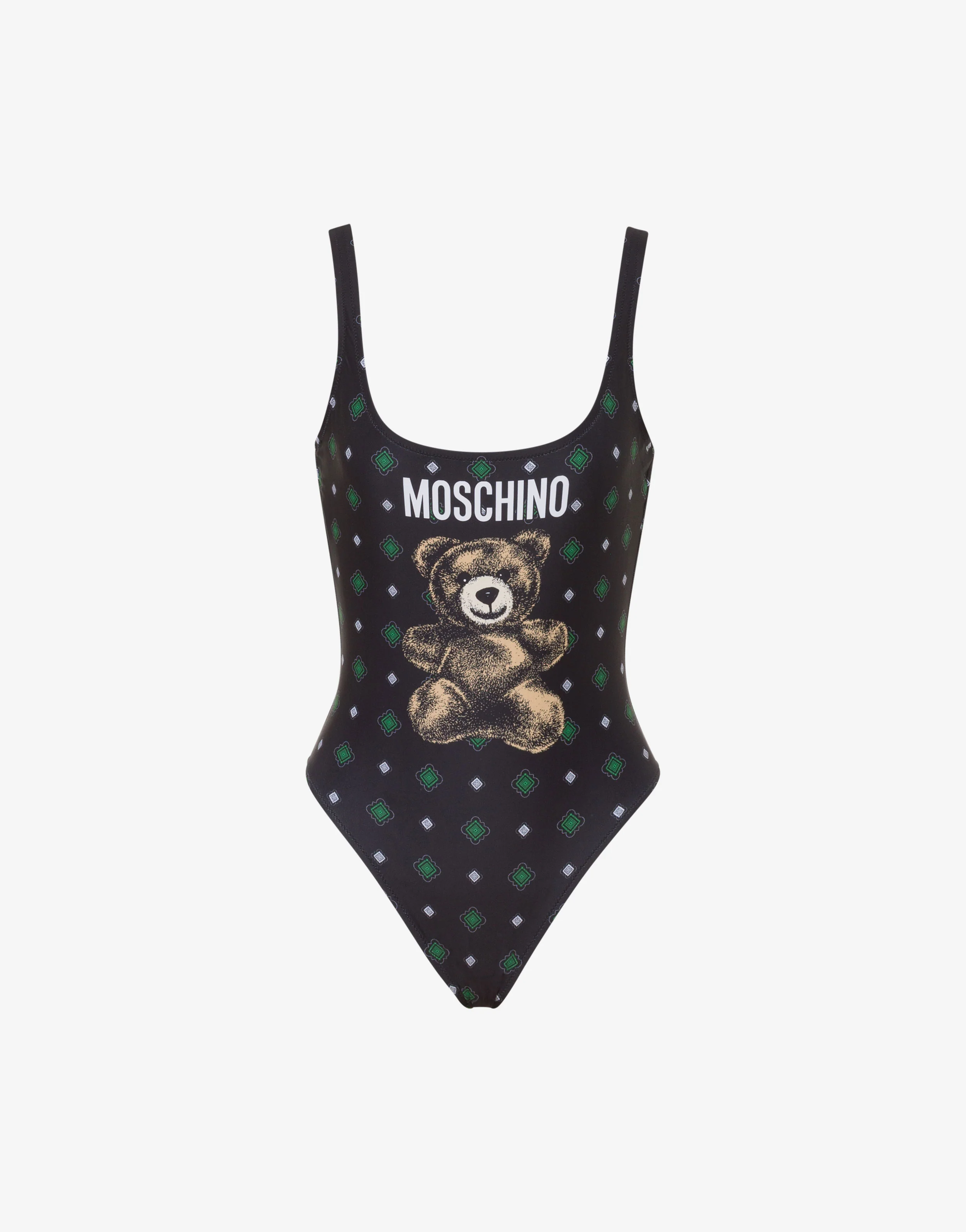 Moschino Teddy Bear Lycra One Piece Swimsuit