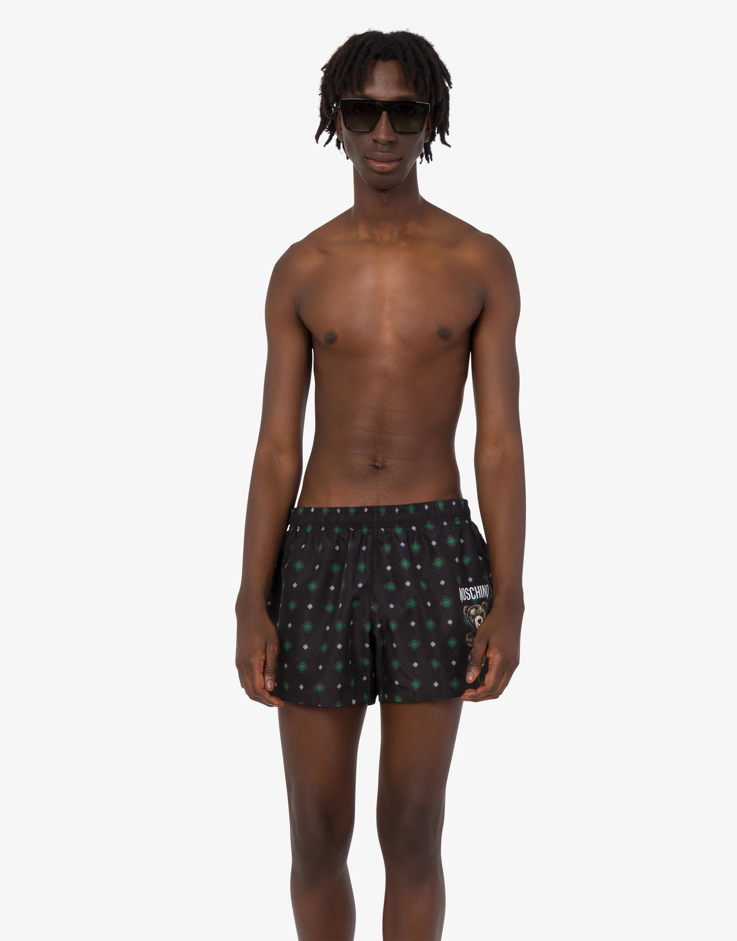Moschino Teddy Bear nylon swim trunks - Image 2