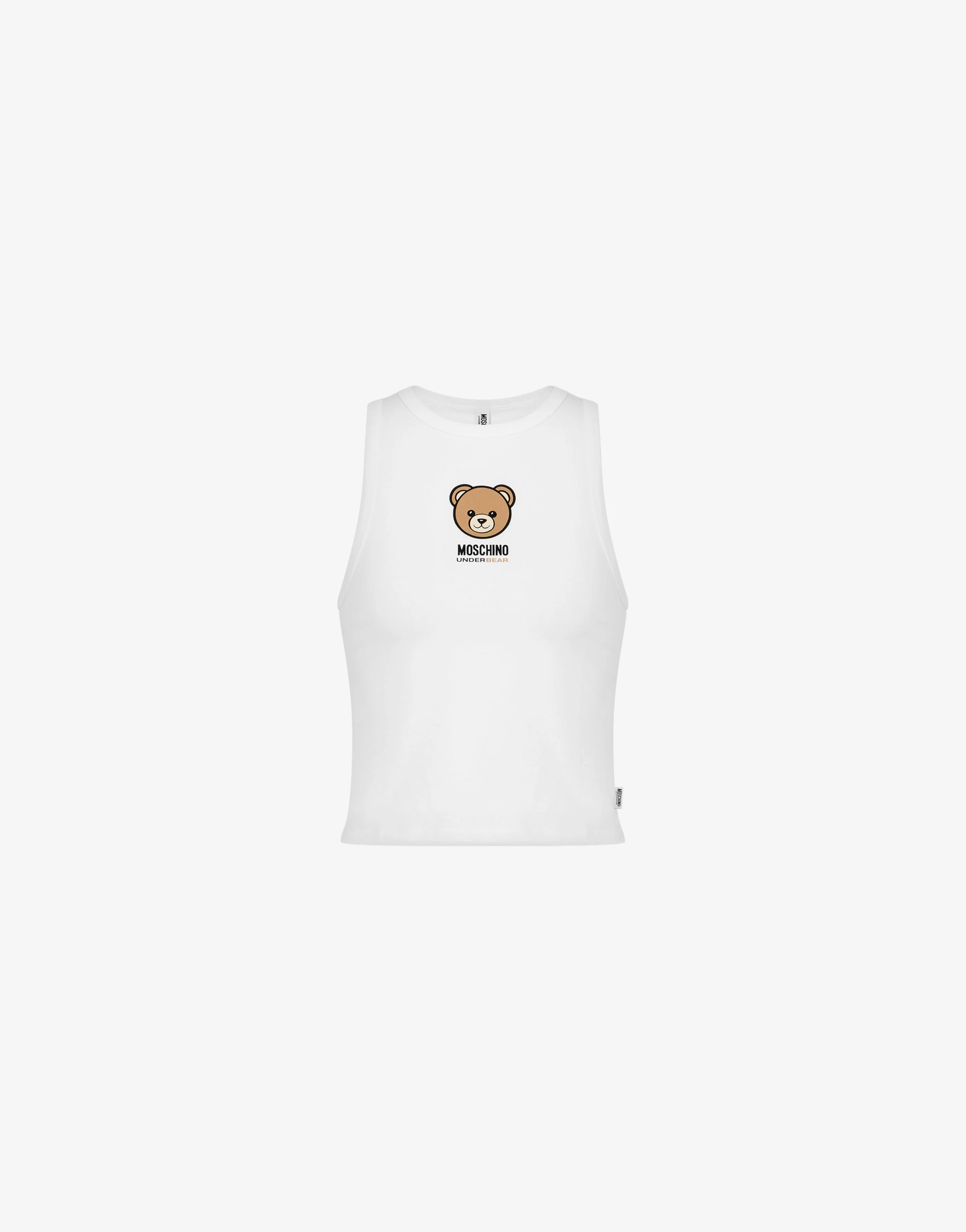 Moschino Teddy Bear stretch cotton jersey top