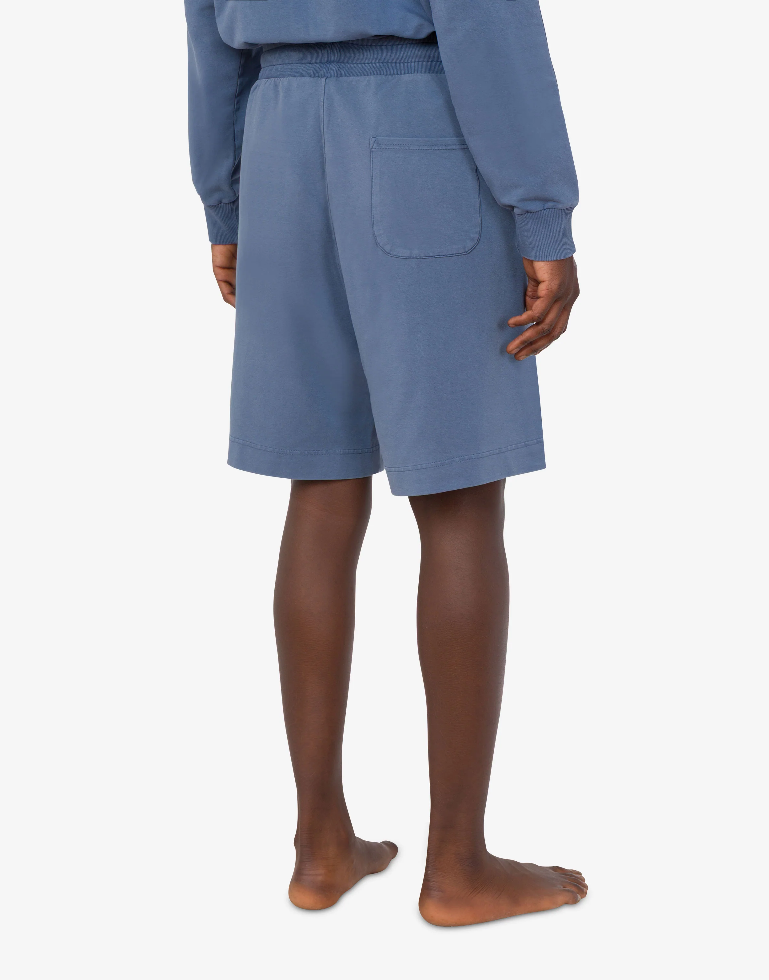 Piece-dyed cotton shorts - Image 3