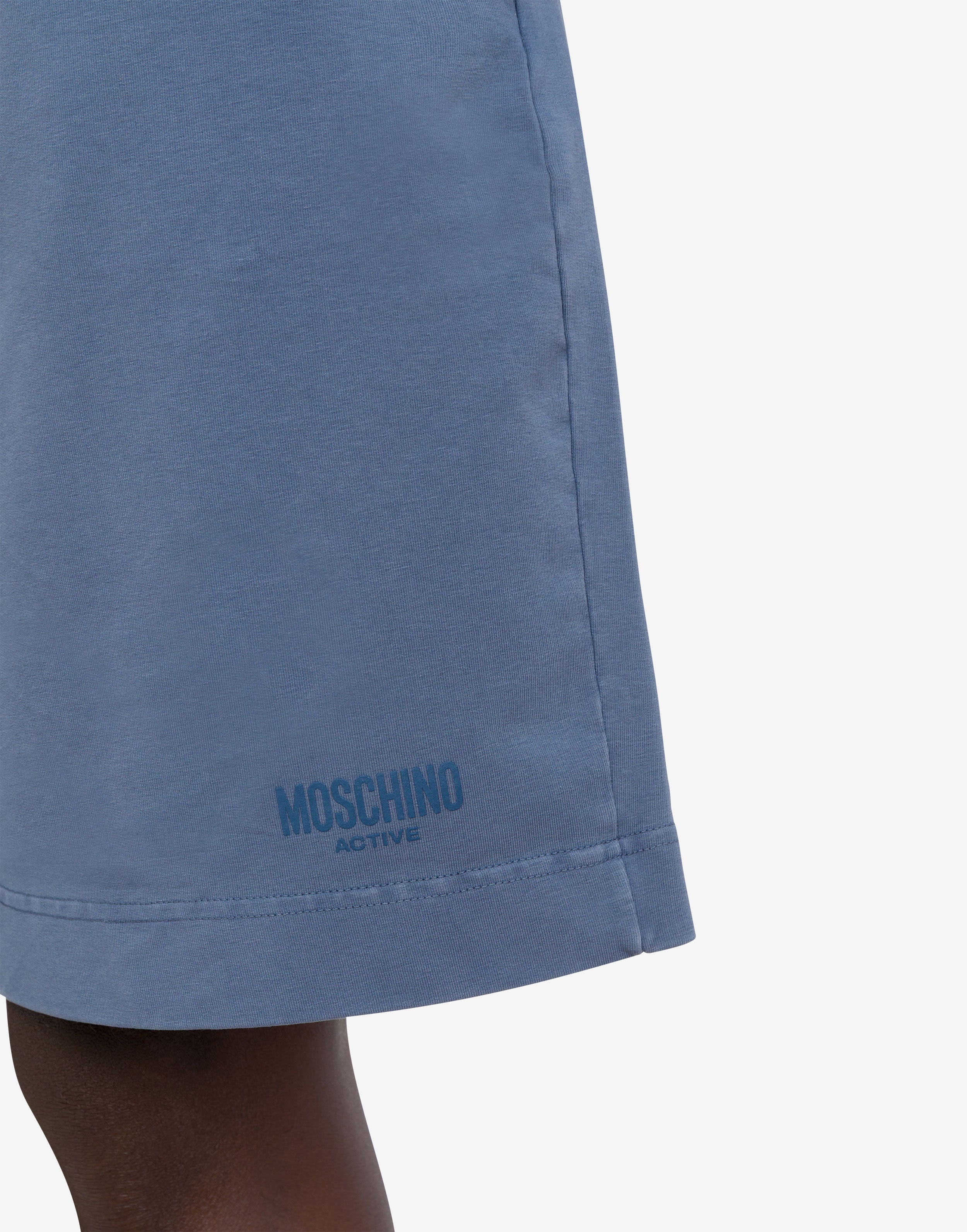 Piece-dyed cotton shorts - Image 4