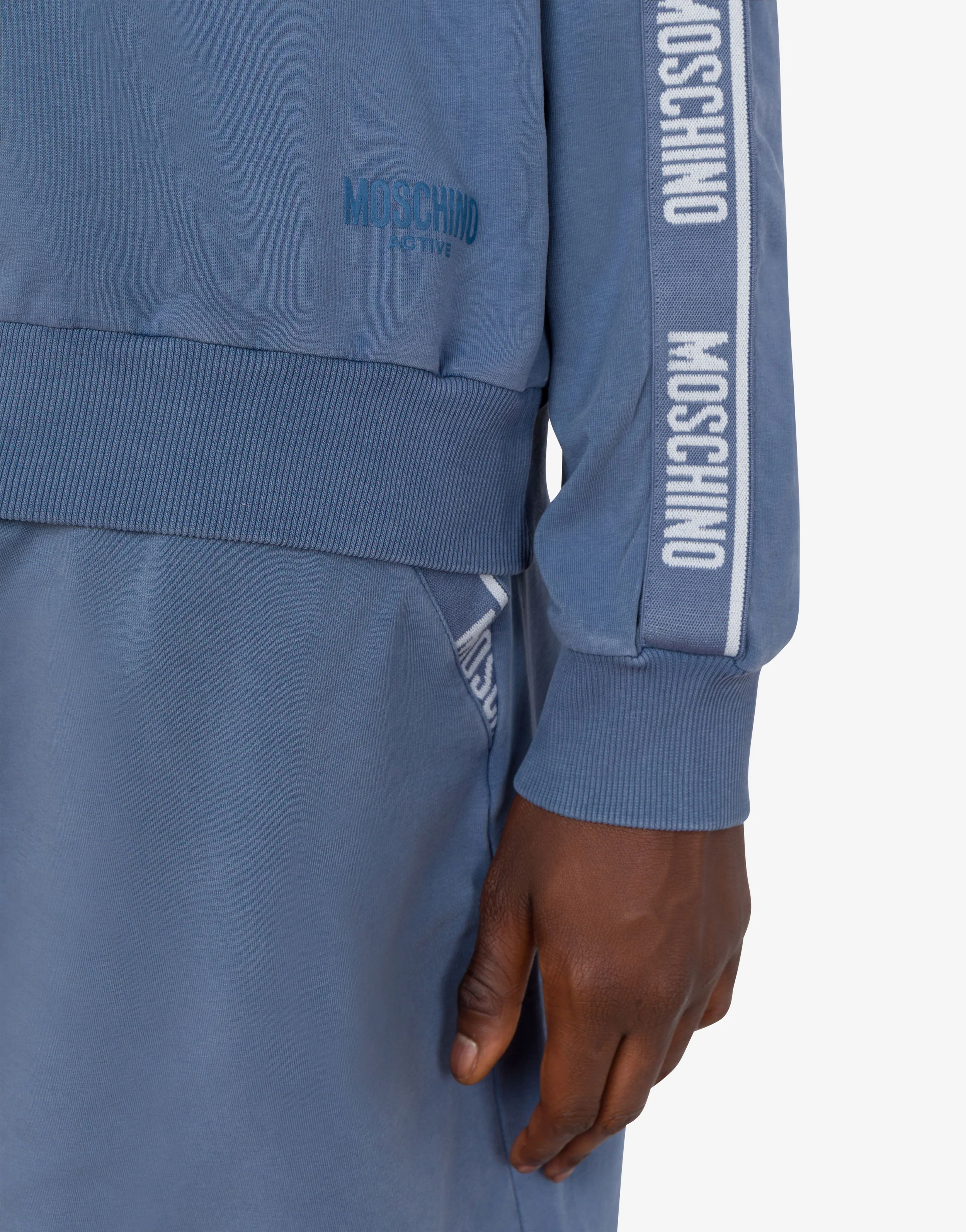 Piece-dyed cotton sweatshirt - Image 4