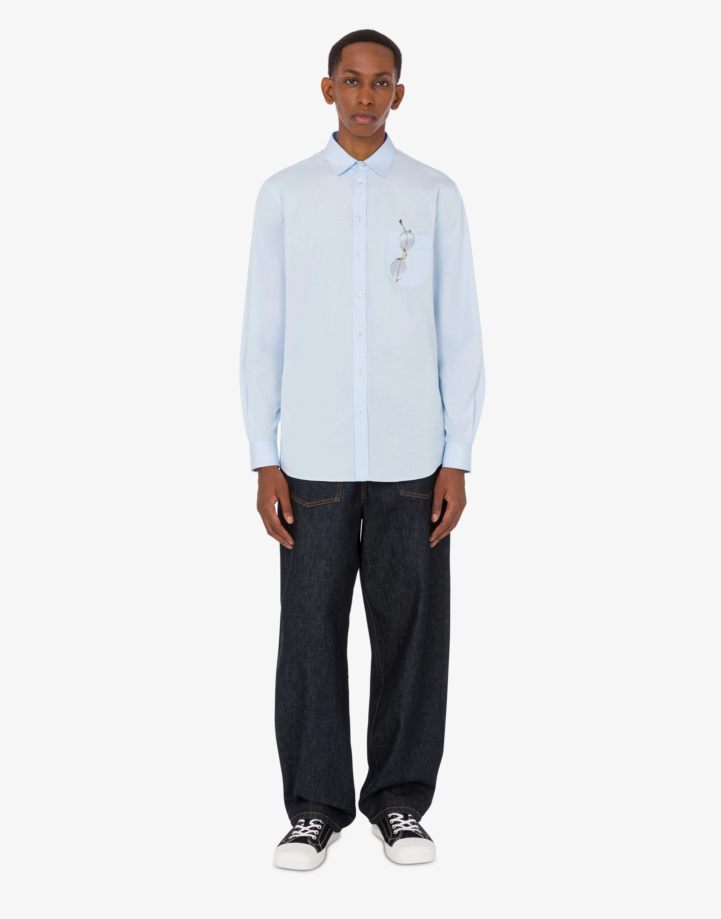 Printed cotton poplin shirt - Image 3