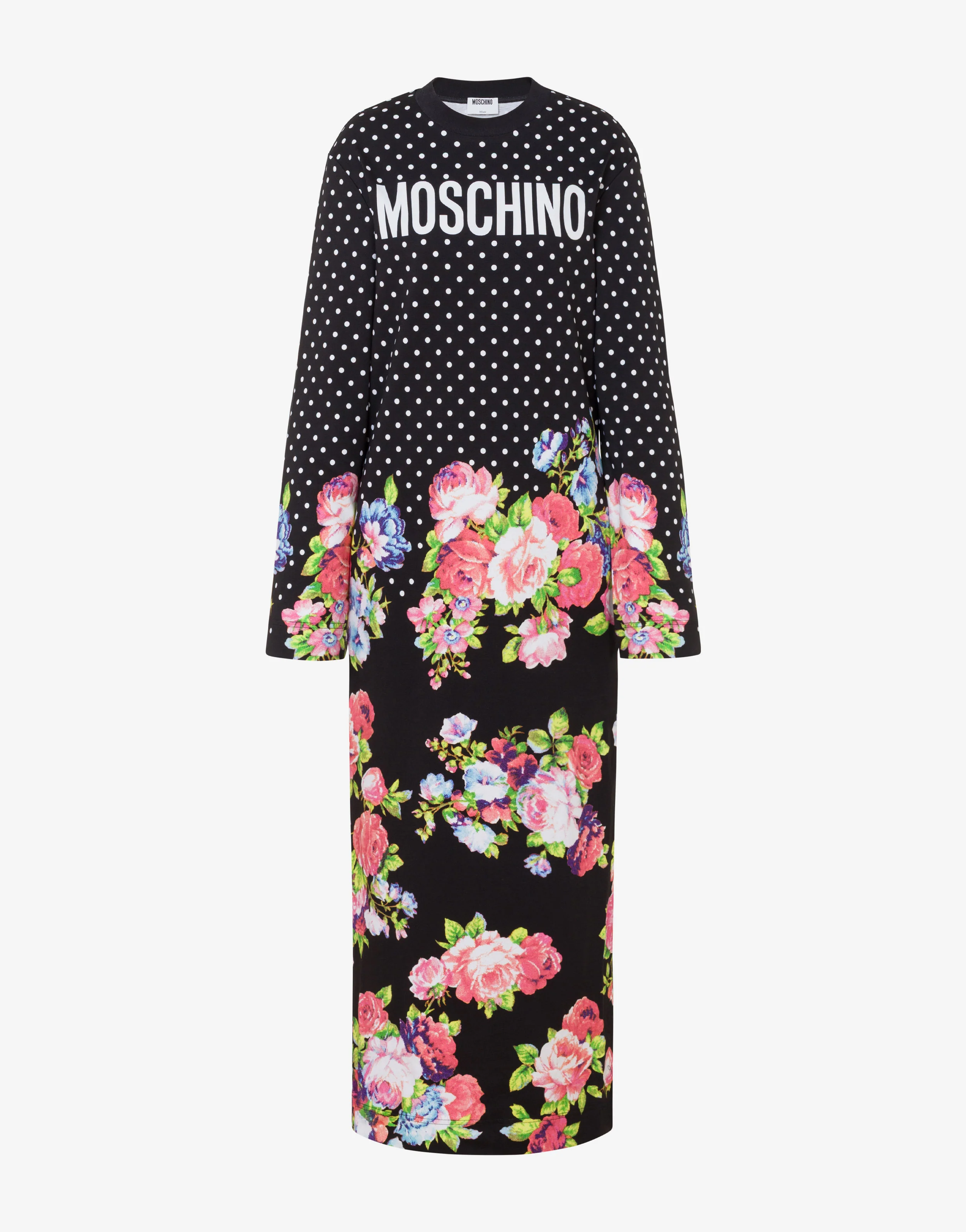 Printed heavy cotton dress