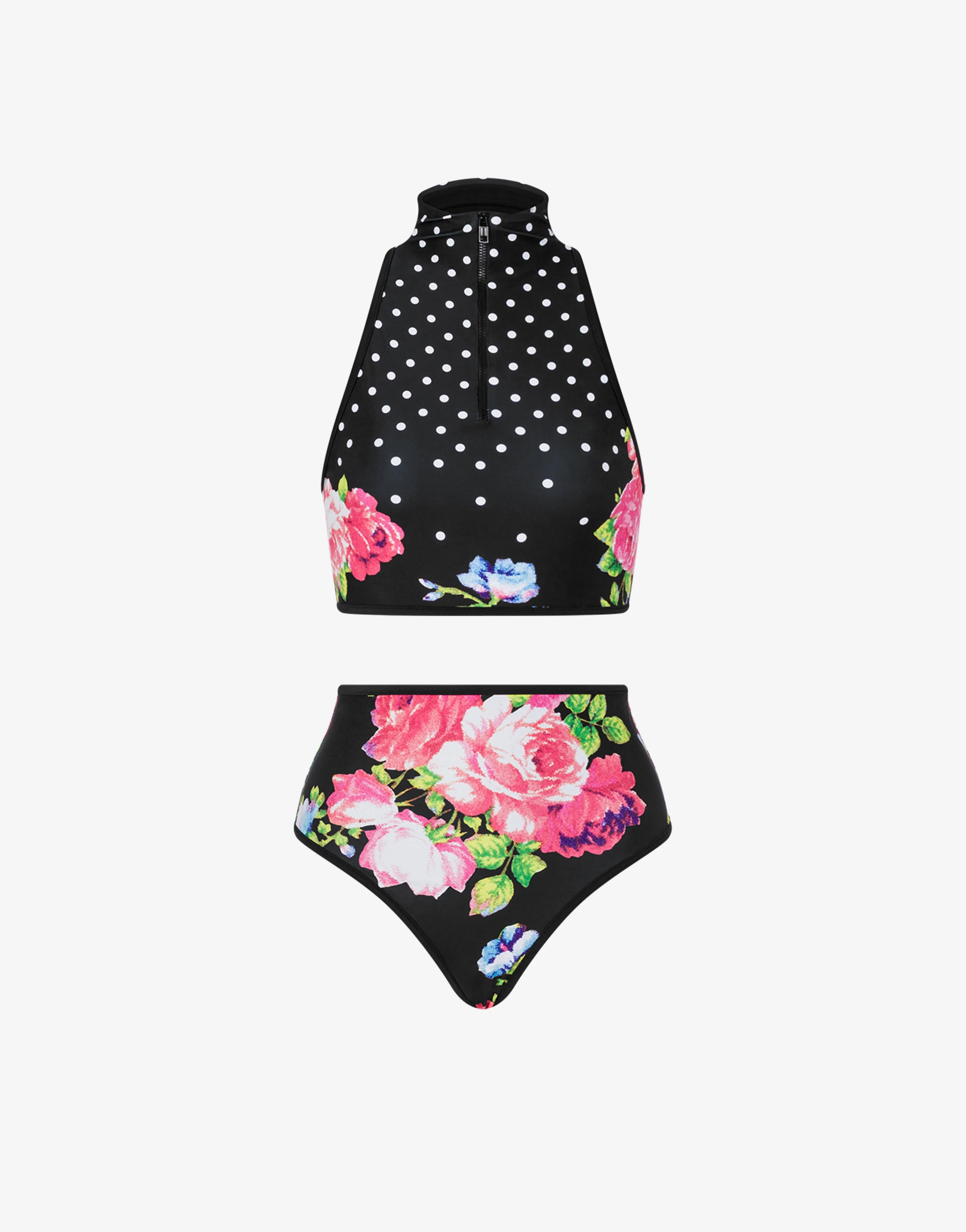 Printed lycra bikini