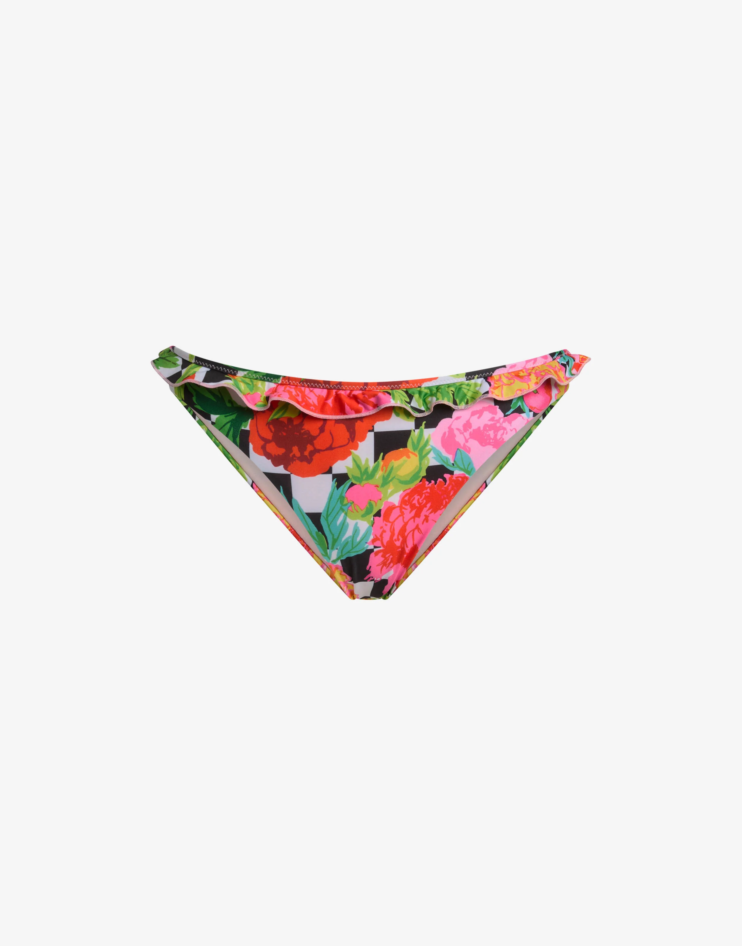 Printed Lycra swim briefs