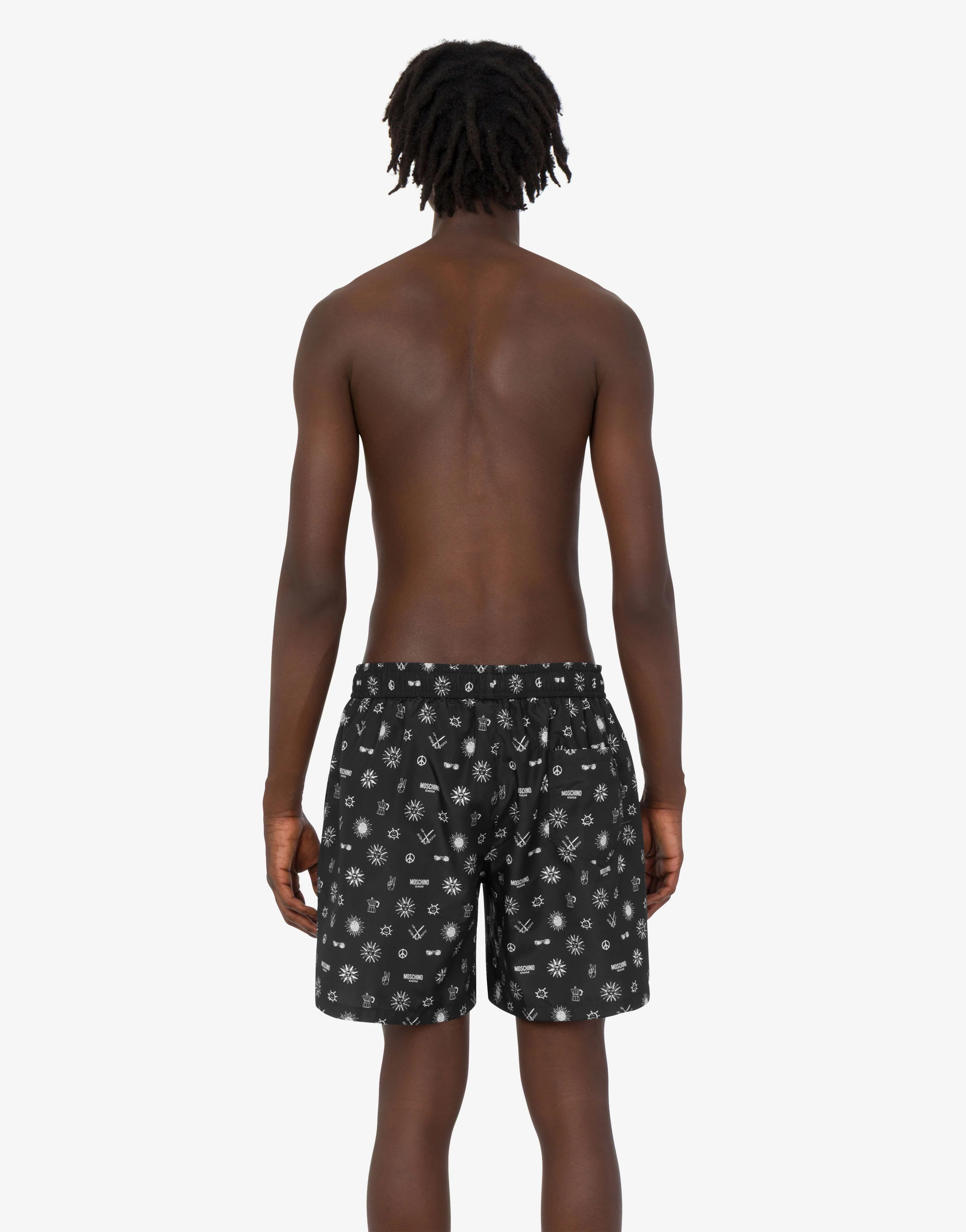 Printed nylon swim trunks - Image 3