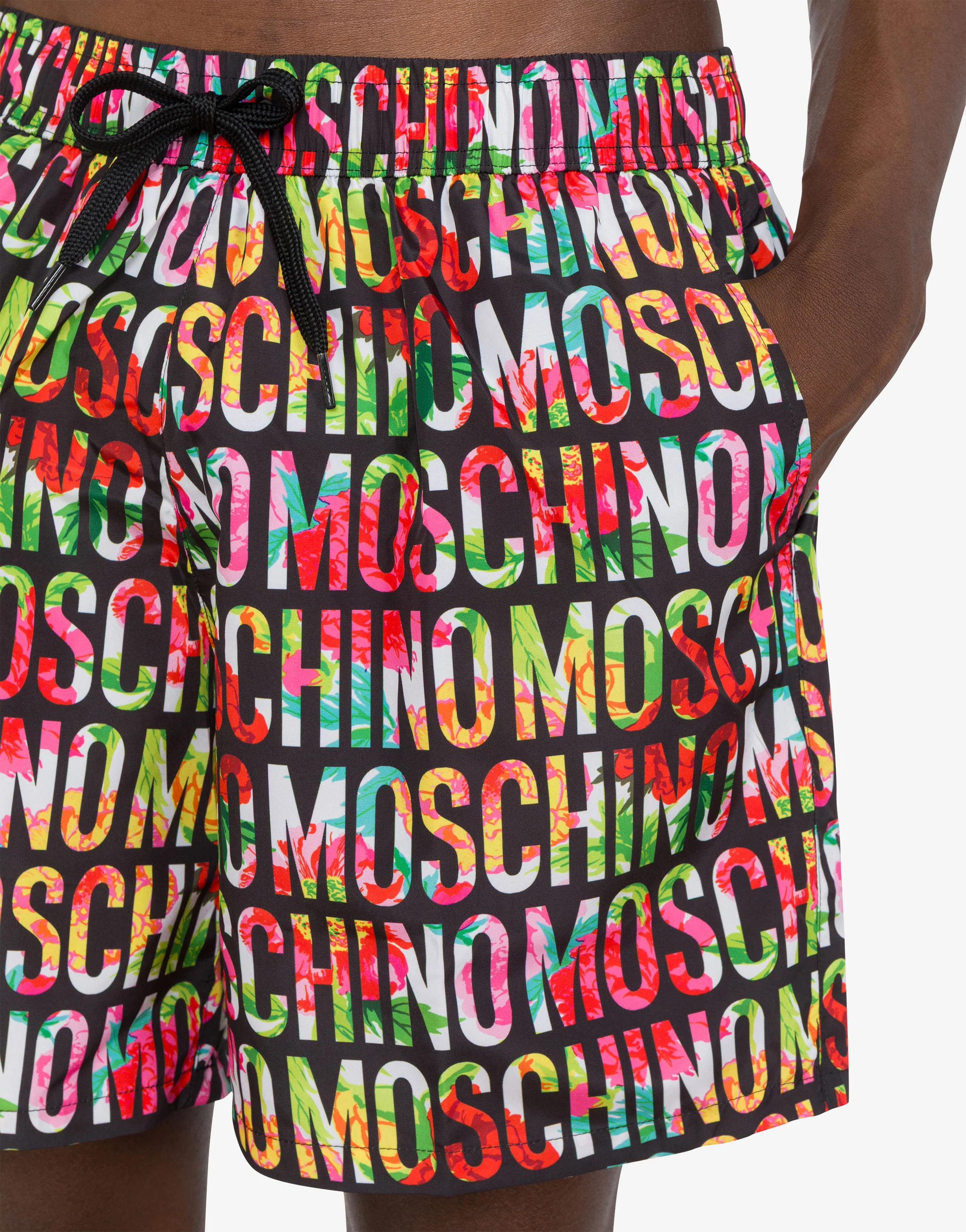Printed nylon swim trunks - Image 4