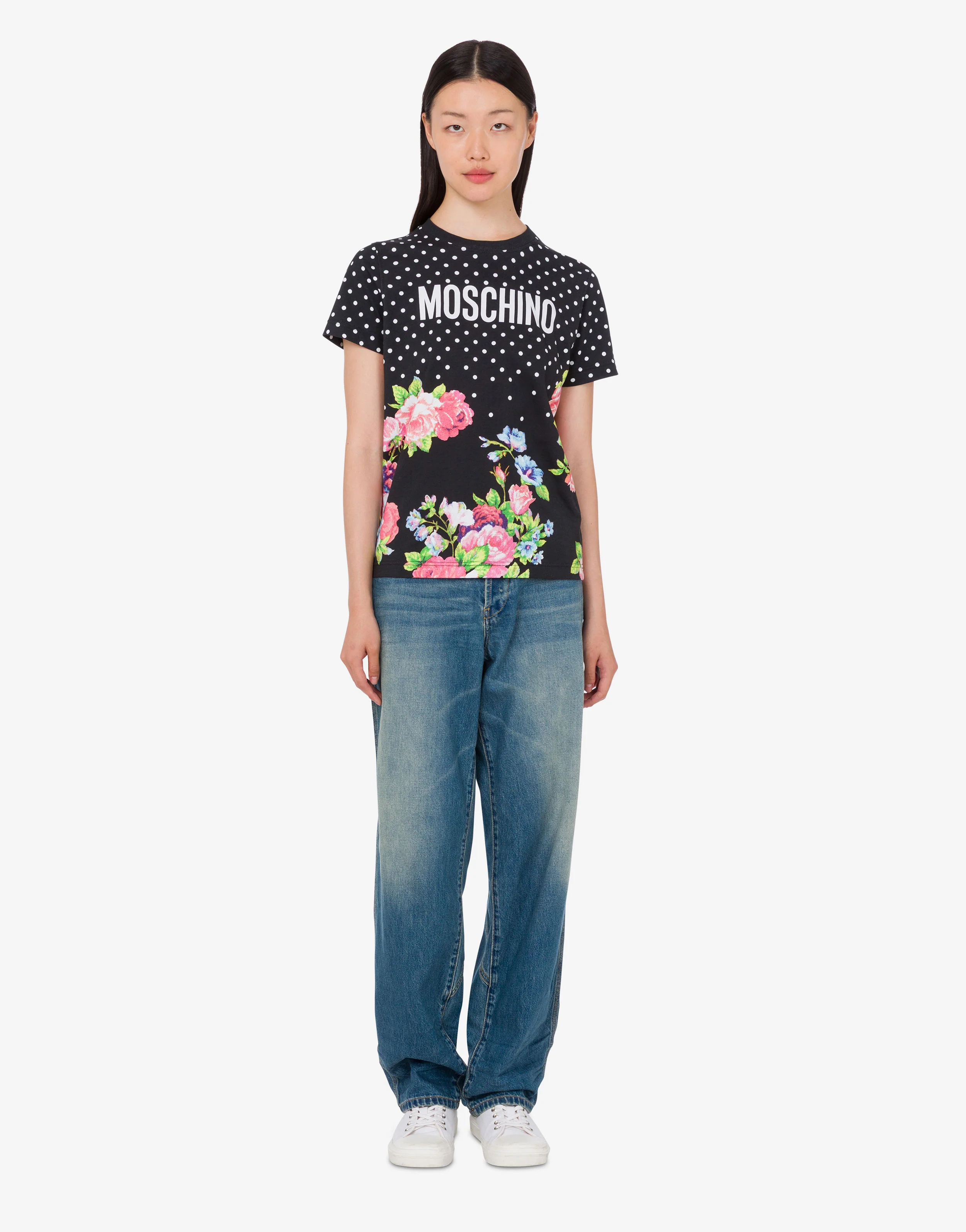 Printed organic cotton jersey T-shirt - Image 2