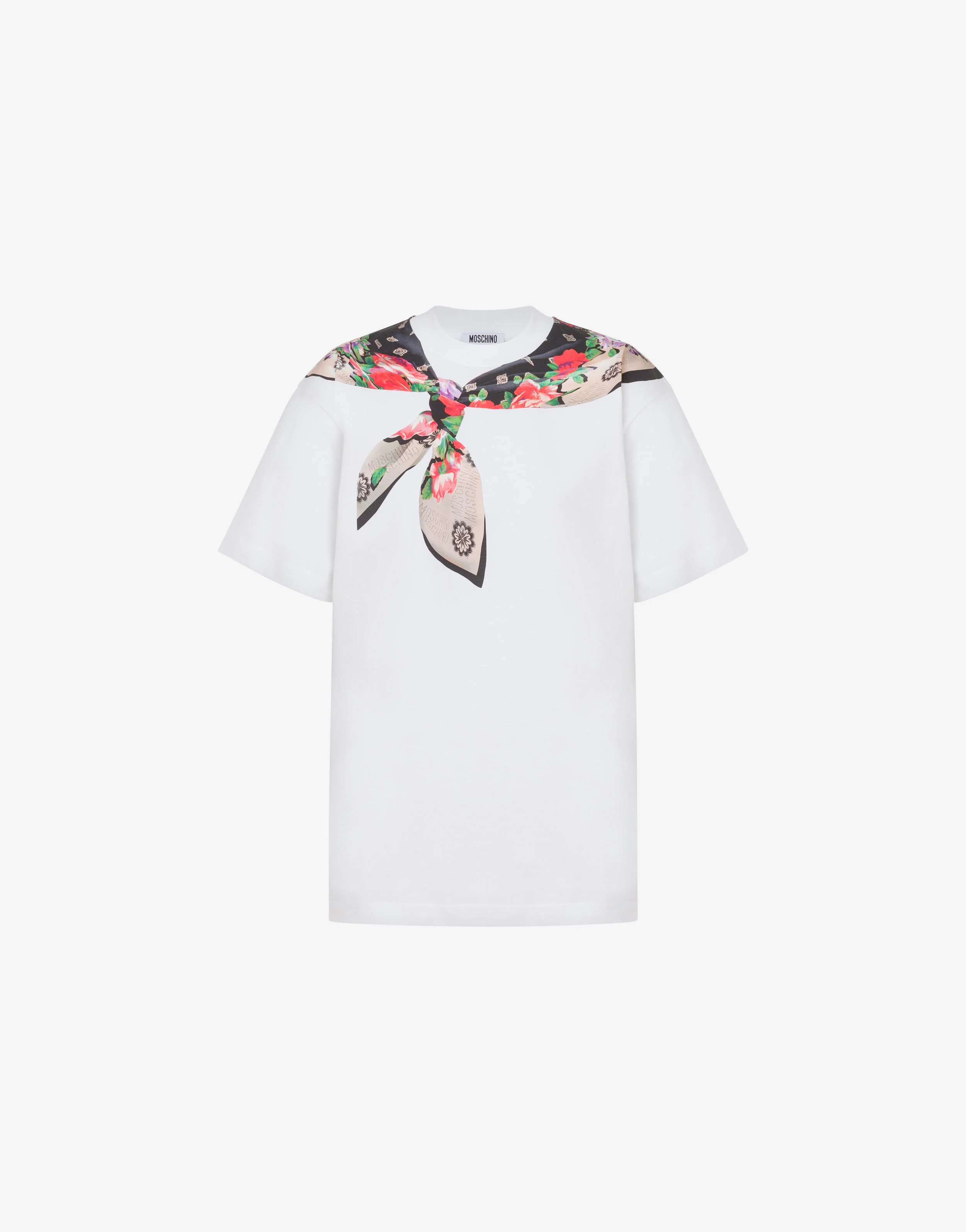 Printed organic cotton jersey T-shirt