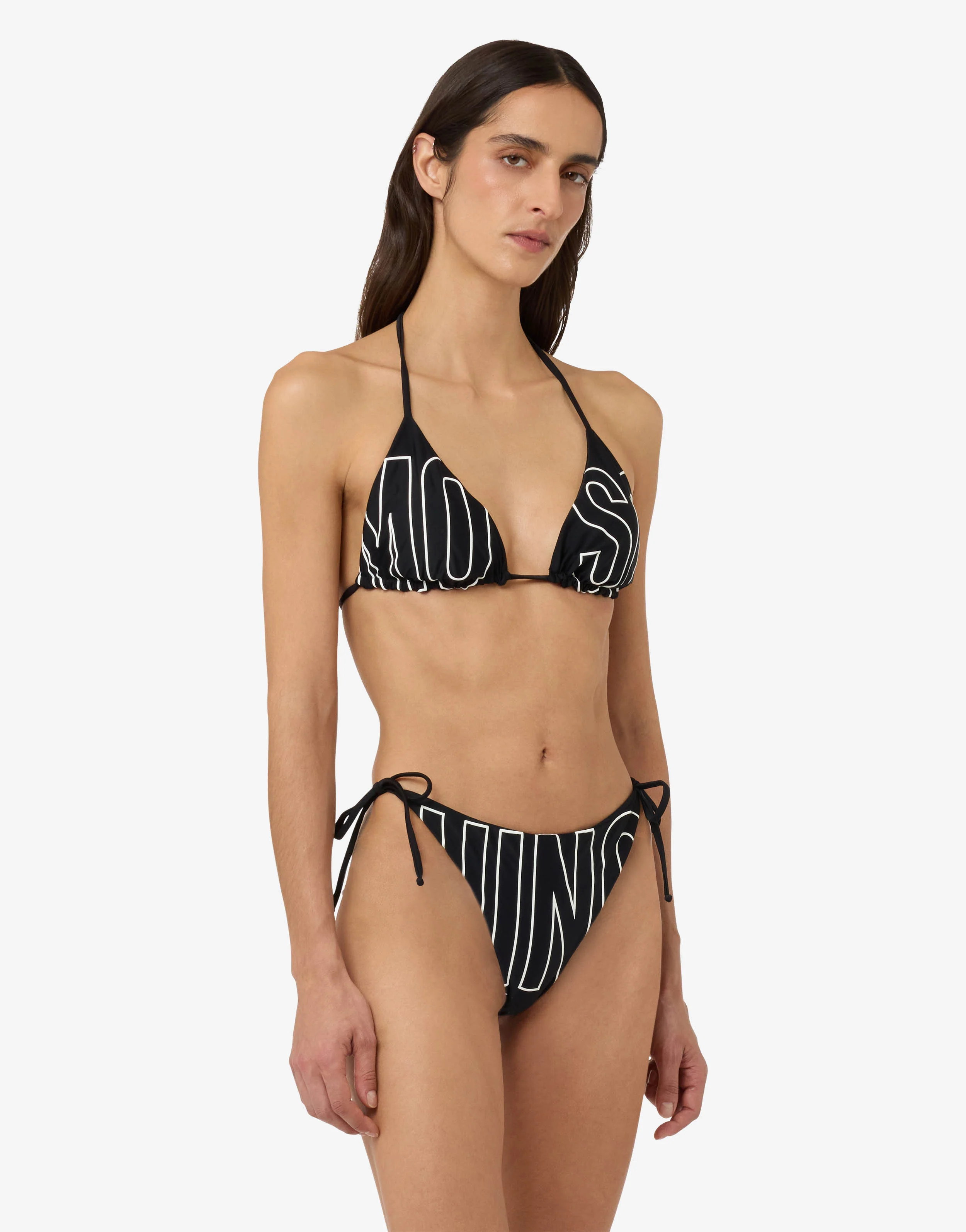 Printed triangle bikini top - Image 2
