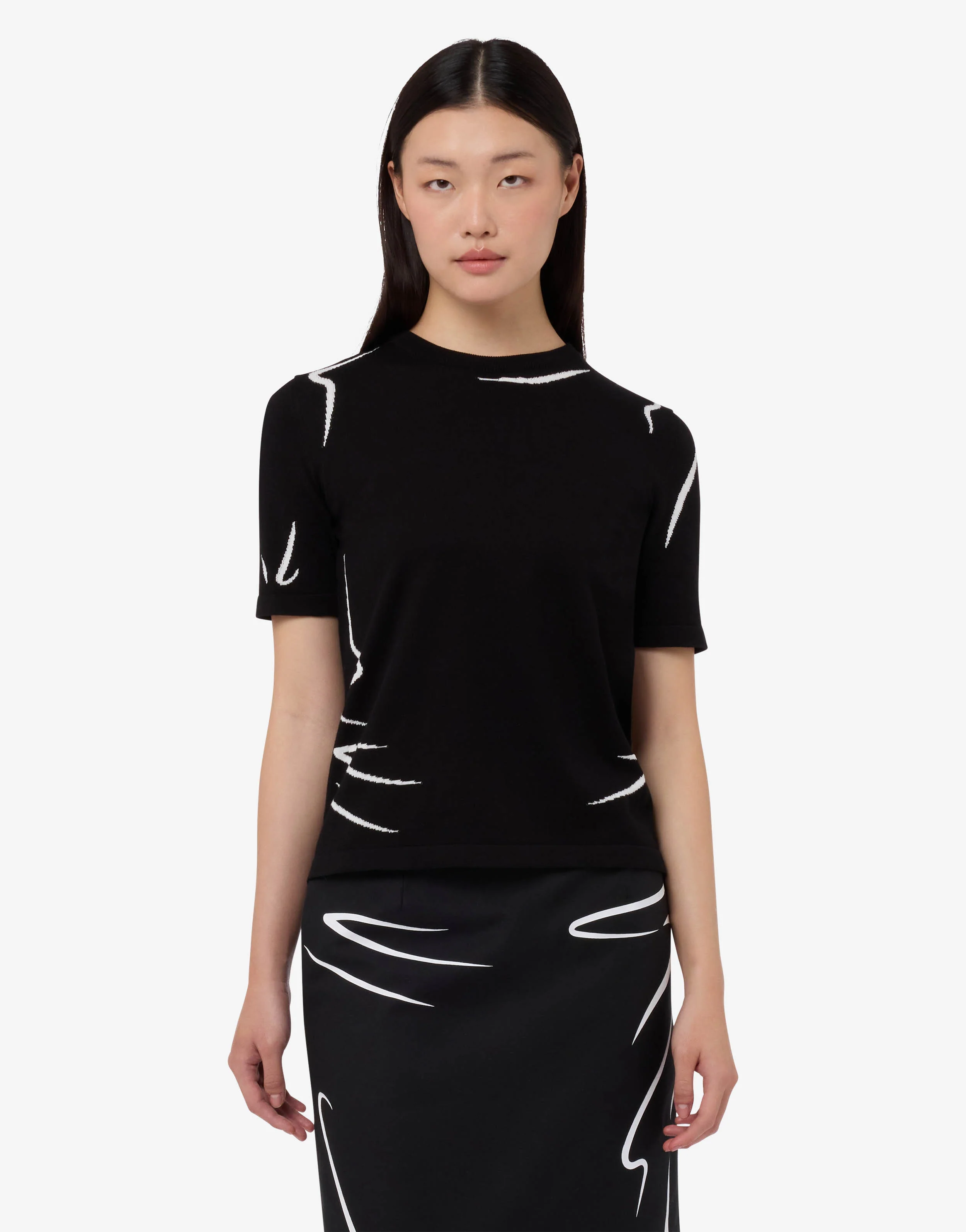 Pure cotton inlaid knitwear