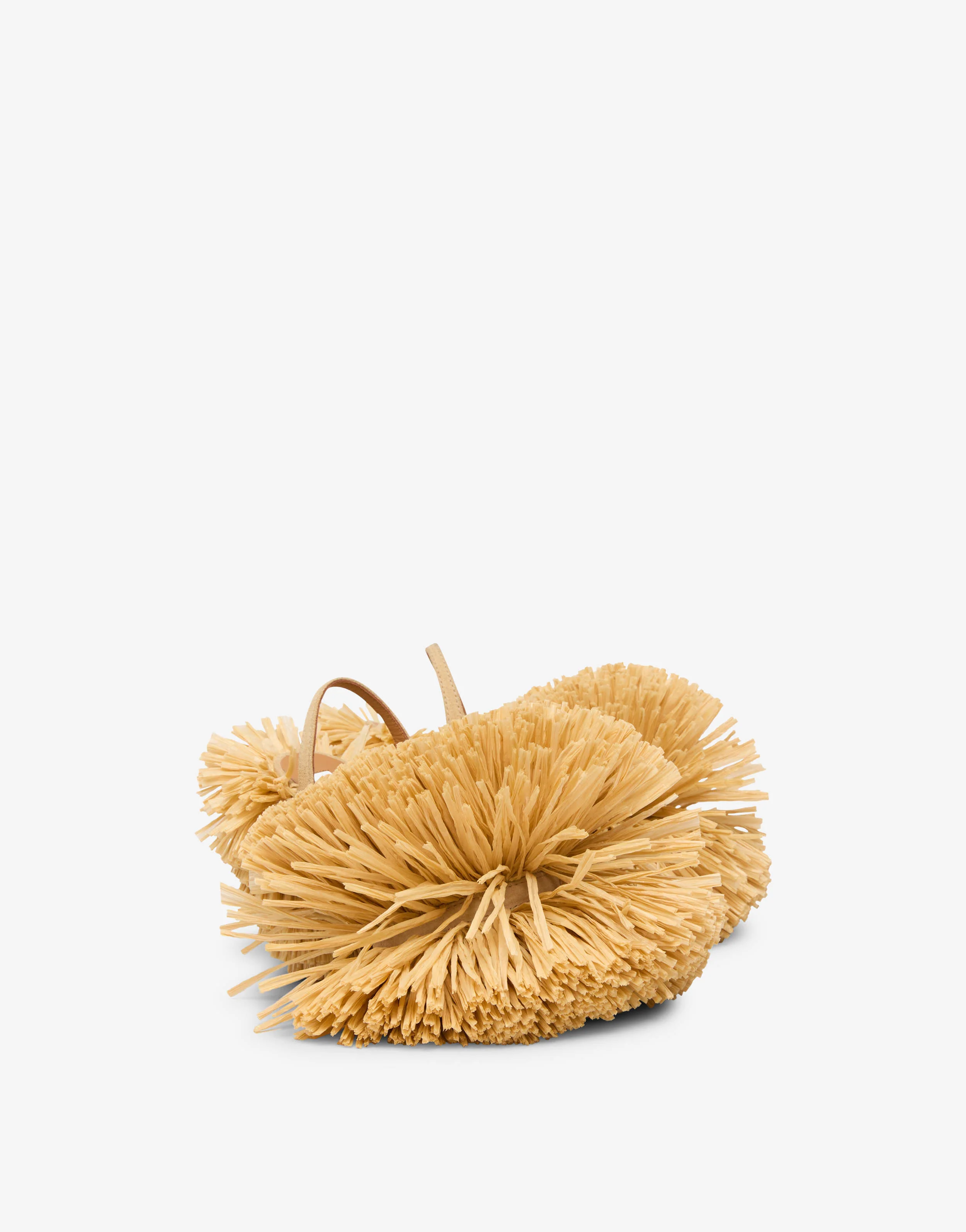 Raffia sandals