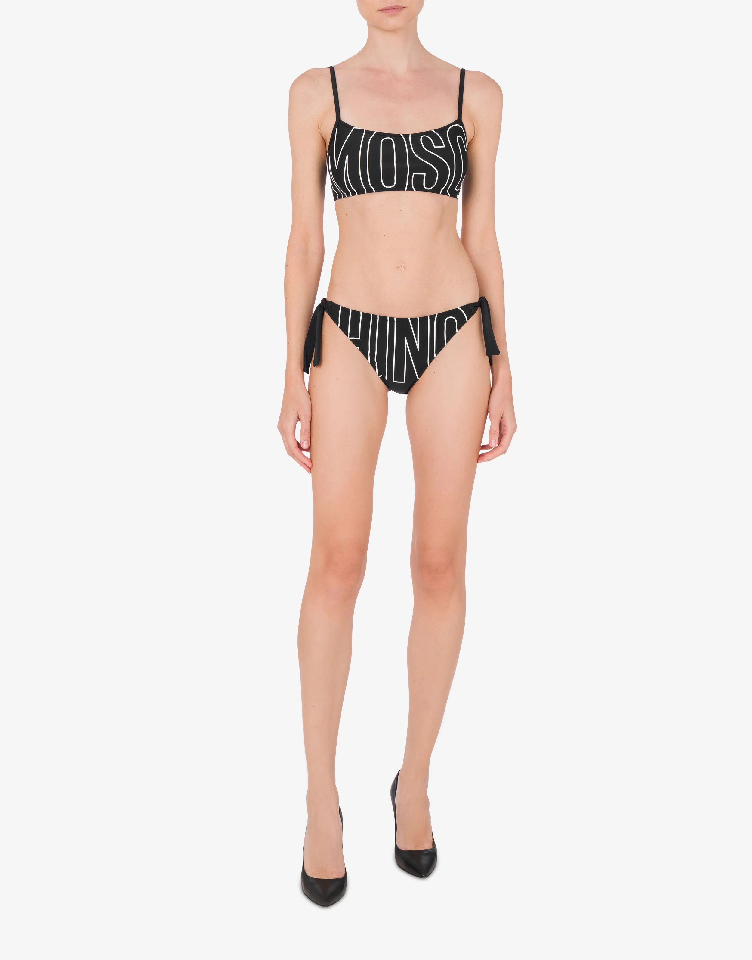 Rubber Logo Bandeau Bikini Top - Image 2